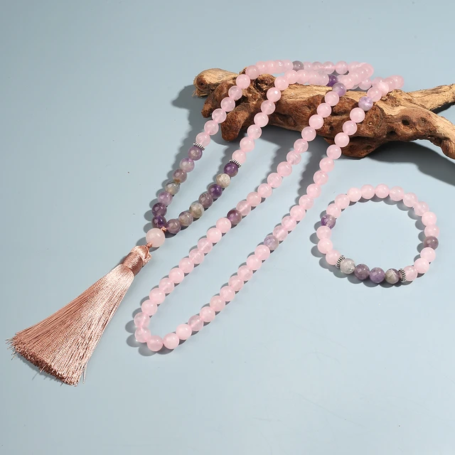 Lotus Magic Mala popular - Handmade Meditation Necklace