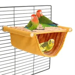 Pet Hanging Hammock Warm Nest Bed Parrot House Removable Washable Bird Cage Perch For Hamster Lovebird