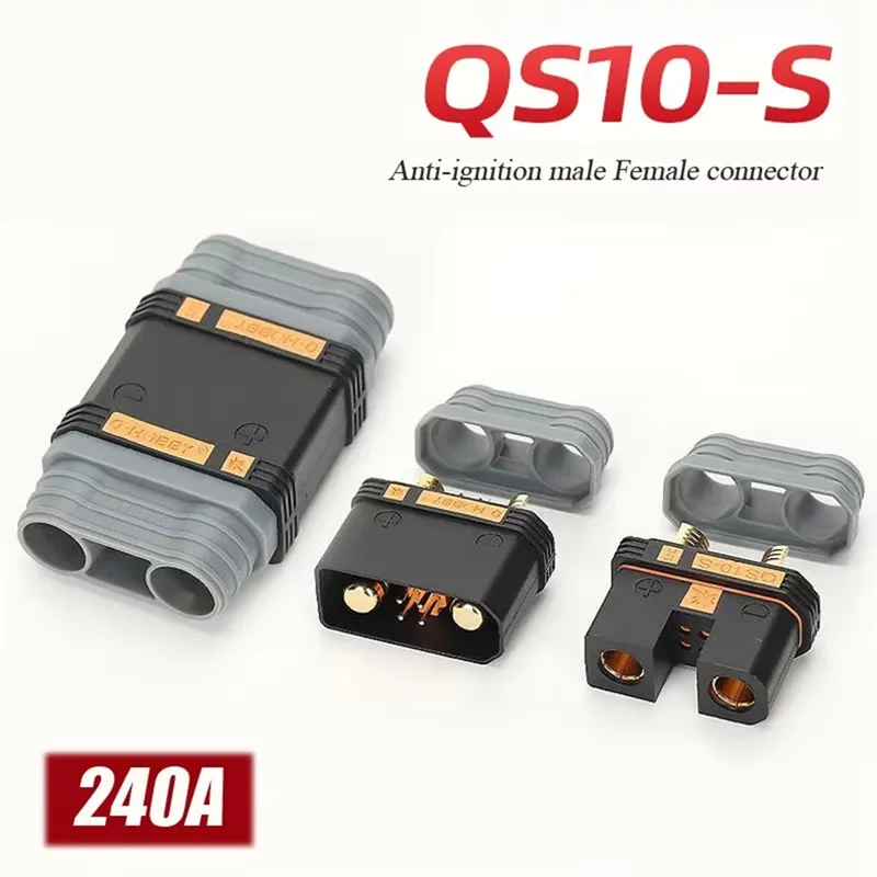 

B90B-QS10 Противопарковочный разъем Защита литиевой батареи Вилка питания 4-10AWG Мужская и женская вилка против зажигания