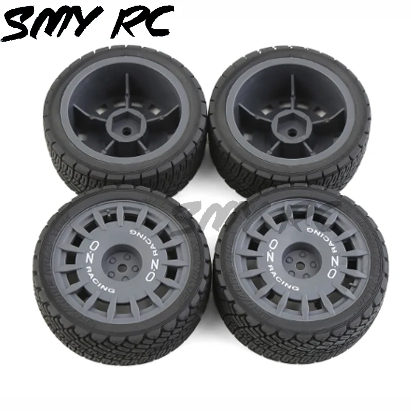 1/10 RC pneumatici per auto da corsa su ruota per pneumatici da strada per Tamiya TT01 TT02 XV01 TA06 PTG-2 HPI WR8 HSP /10 RC Car upgrade Parts