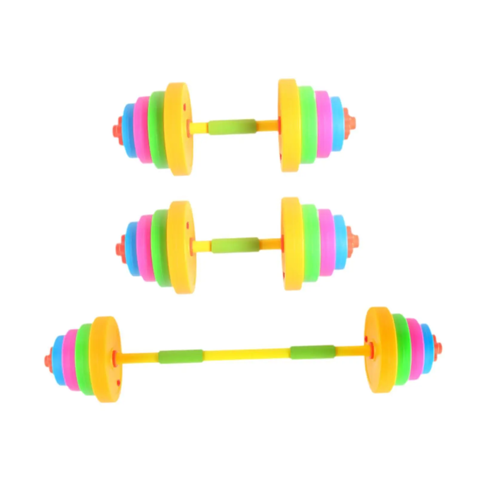 Kids Toys Dumbbells and Barbell Strength Training Equipment Adjustable Fill