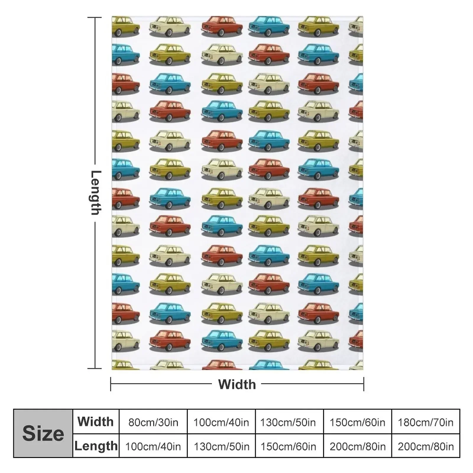 Hillman Imp - Multicolour Throw Blanket Vintage For Sofa Thin Summer Decorative Sofa Hairys Summer Beddings Blankets