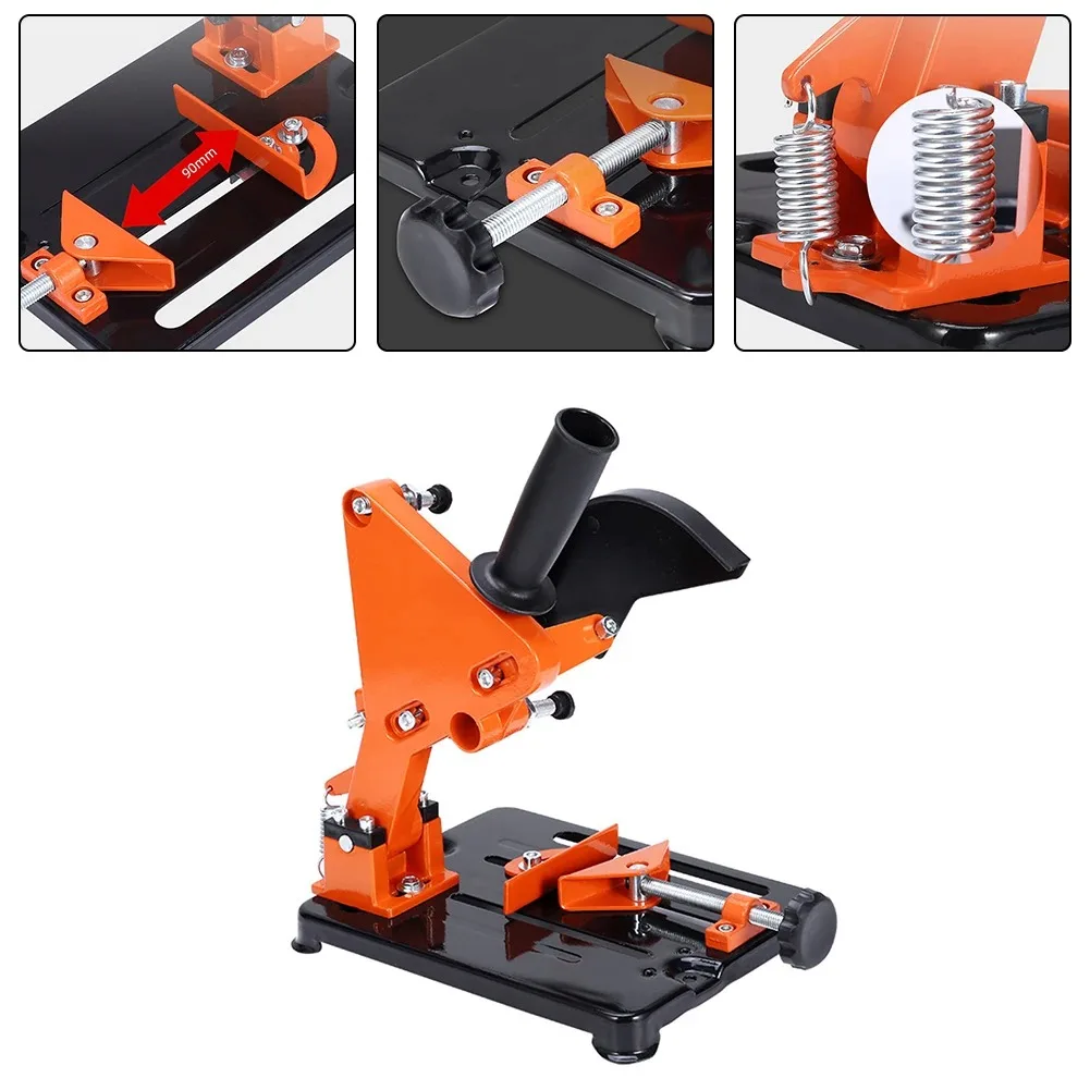 

Universal Angle Grinder Stand Holder Multi-Functional Woodworking Tool Cut Stand Grinder for 100-125mm Angle Grinder Accessory