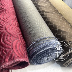 Brocade Jacquard Fabric for Hanfu Clothing Fashion Designer Wholesale 3D Relief Cloth for Diy Sewing Material