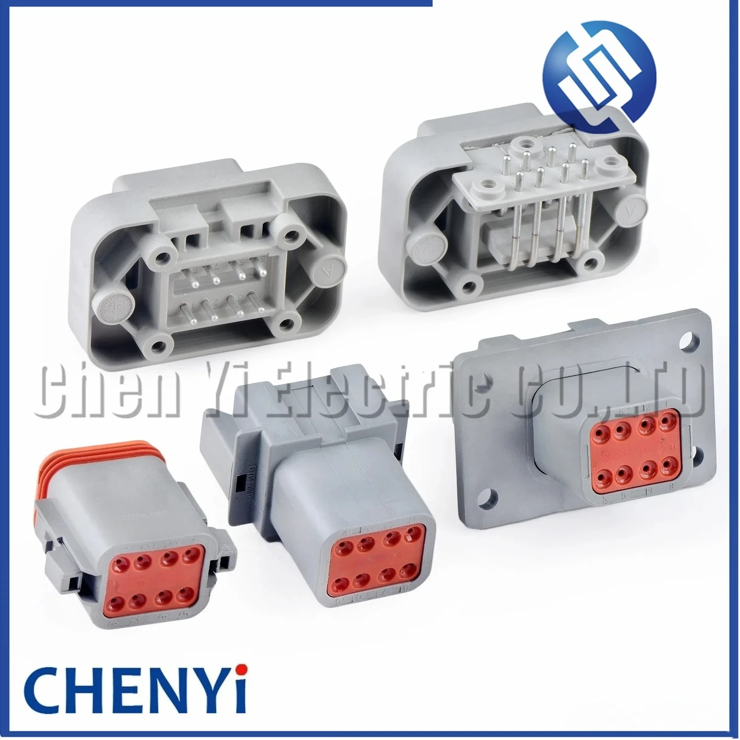 8 Pin Auto Waterproof Connector Wire harness plug PCB socket DT06-8S DT04-8P DT04-8P-L012 DT15-8P DT13-8P For Deutsch DT series