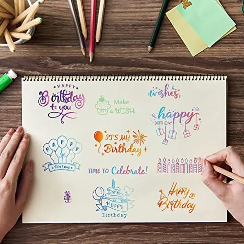 Birthday Themed Silicone Clear Stamps Transparent Stamps for Festival Birthday Valentine\'s Day Cards Making DIY Scrapbooking