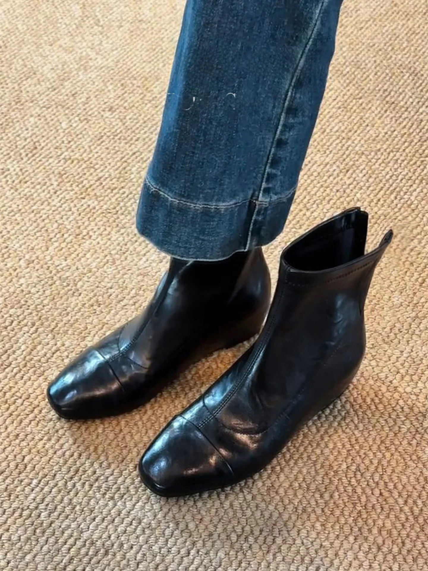 bla-leather-boots-women's-autumn-winter-square-head-slim-boots-elastic-vintage-sle-ort-boots-faionable-boots