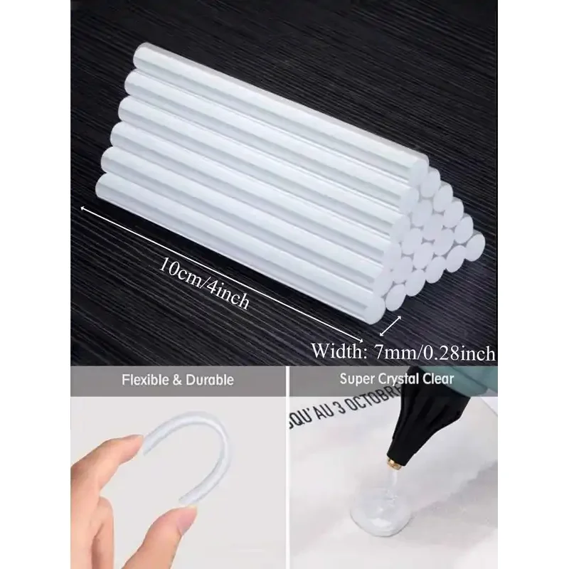 10-100PCS Transparent High Temperature Resistant Hot Melt Mini Glue Gun Stickers For DIY Art Crafts, General Repairs Home Decora