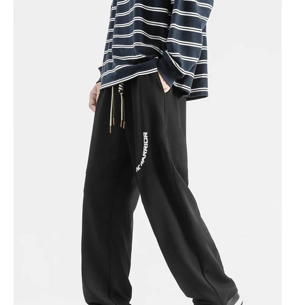 

Street trend straight leg pants for men's spring loose and versatile casual pants with a drooping feel