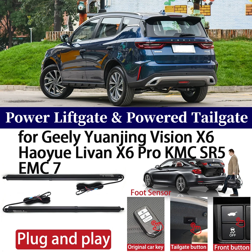 

for Geely Yuanjing Vision X6 Haoyue Livan X6 Pro KMC SR5 EMC 7 Car Auto Power Electric Tailgate Liftgate Trunk Closer System