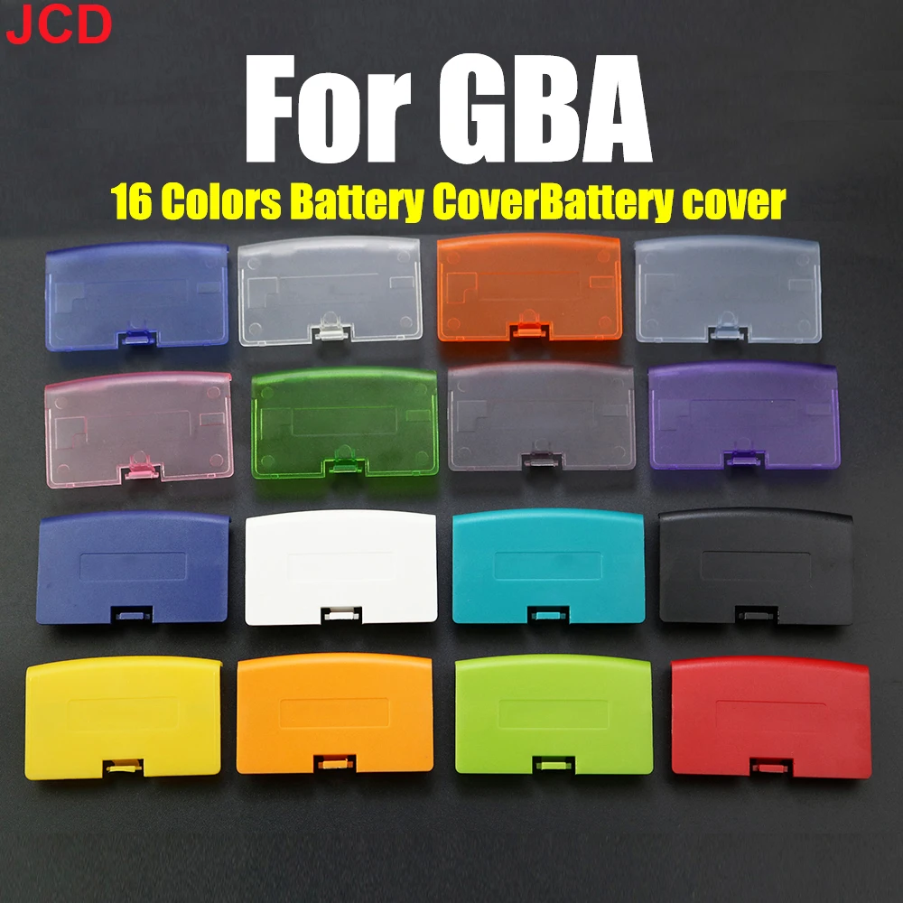 JCD 1pcs For GBA Battery Cover Lid Door Replacement For GBA Back Door Case For Gameboy GBA Advance Console Case Cover