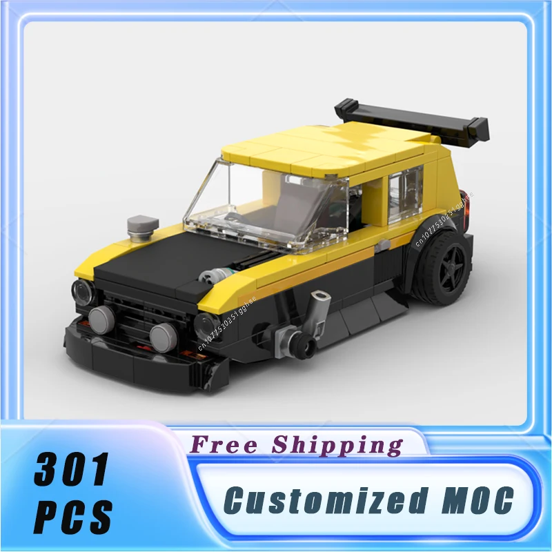 

Classical Speed Vehicle MOC 1981 Reliant Robin 'Pikes Building Blocks Assemble Model Sets DIY Children's Toys Christmas Gifts