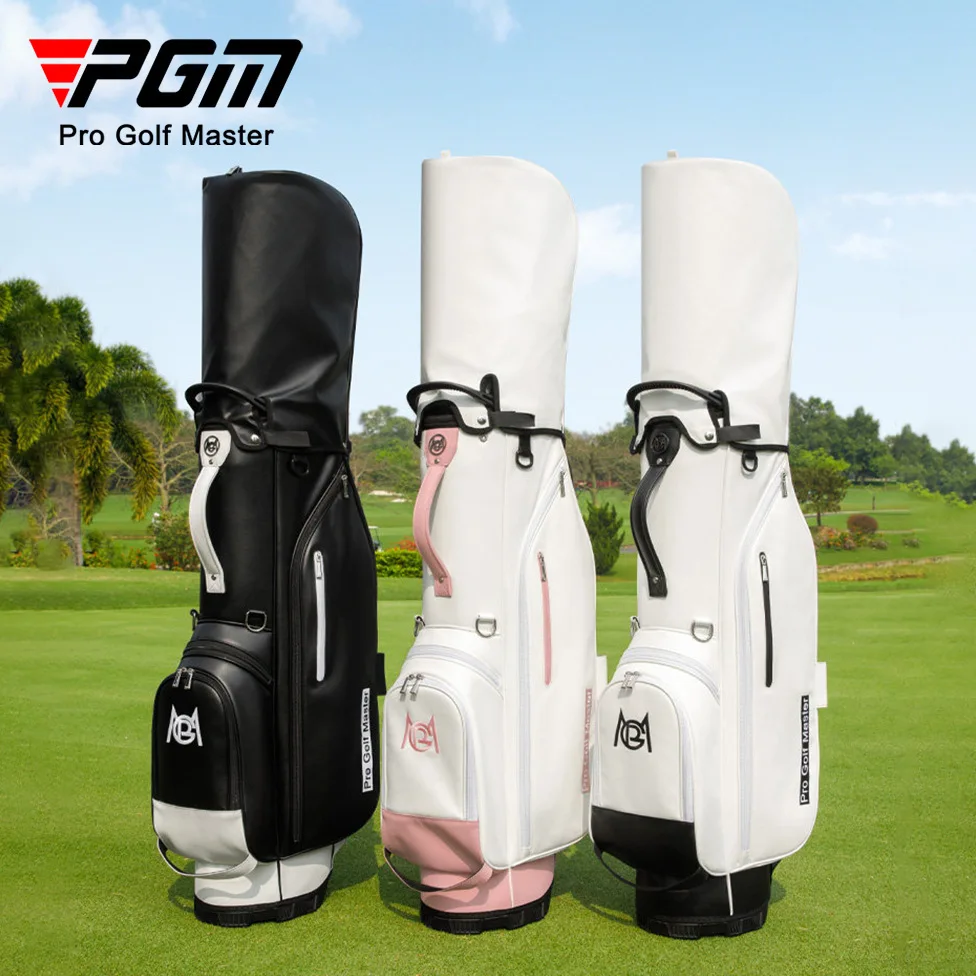 PGM Golf Bag Men's and Women's Bracket Bag 7-slot Rod Opening Double Shoulder Straps Lightweight Portable Golf Club Bag QB198