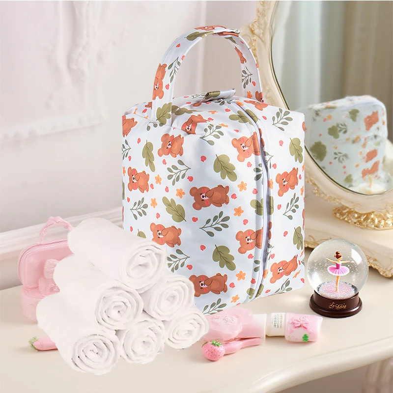 

7 шт. моющиеся многоразовые тканевые вставки для подгузников — экологически чистые микрофибры и бамбуковый уголь, идеально подходят для бамбуковых детских подгузников