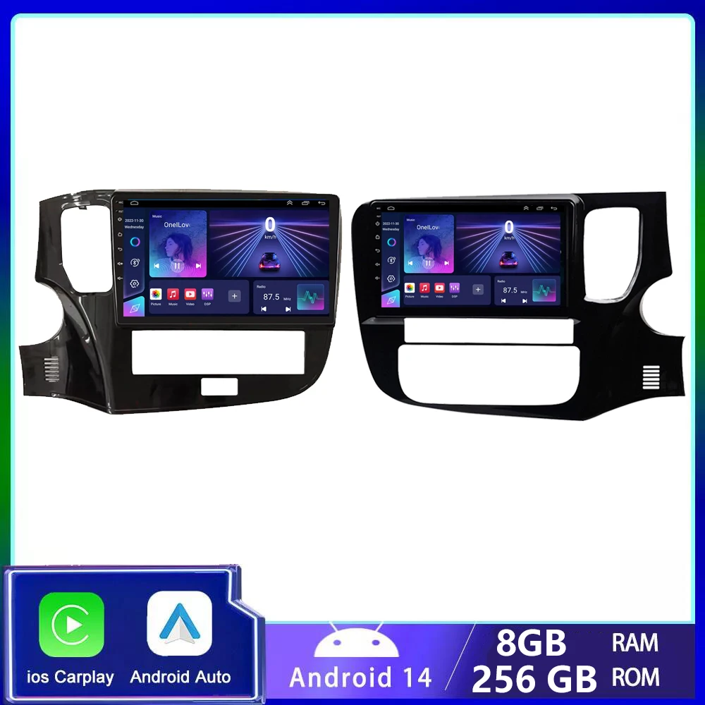 

Android 14 Car Radio For Mitsubishi Outlander 3 2012 - 2018 Multimedia Video Player Navigation GPS 4G+WIFI BT Carplay Autoradio