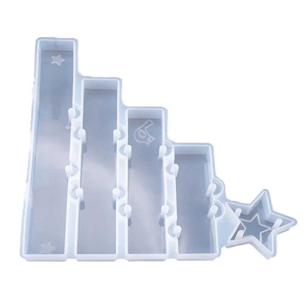 

Christmas Series Silicone Mold Irregular Design Hangtag Pendant DIY Epoxy Resin Mold Non-Stick Flexible for Jewelry DIY Crafts