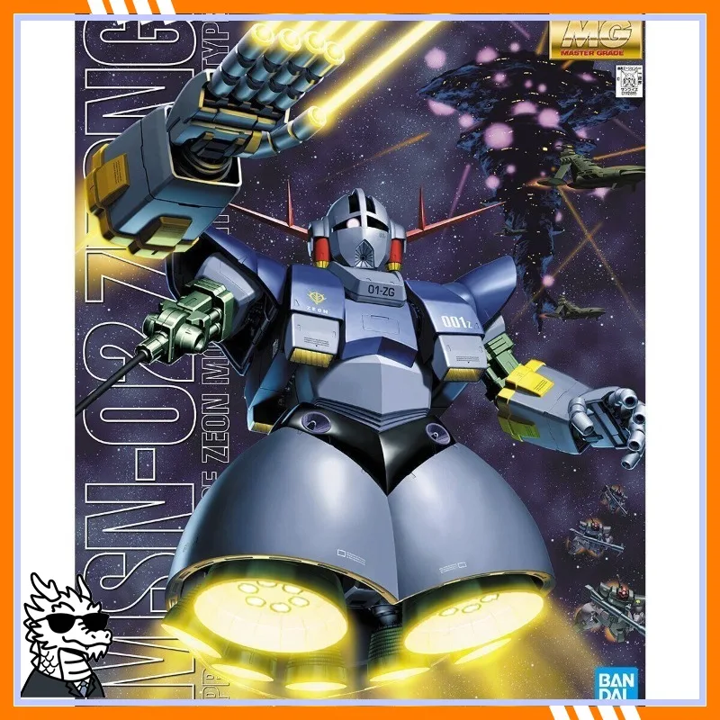 

BANDAI original MG 1/100 MSN-02 ZEON model kit anime action figure assembly ornaments collection toy children's gift In shock