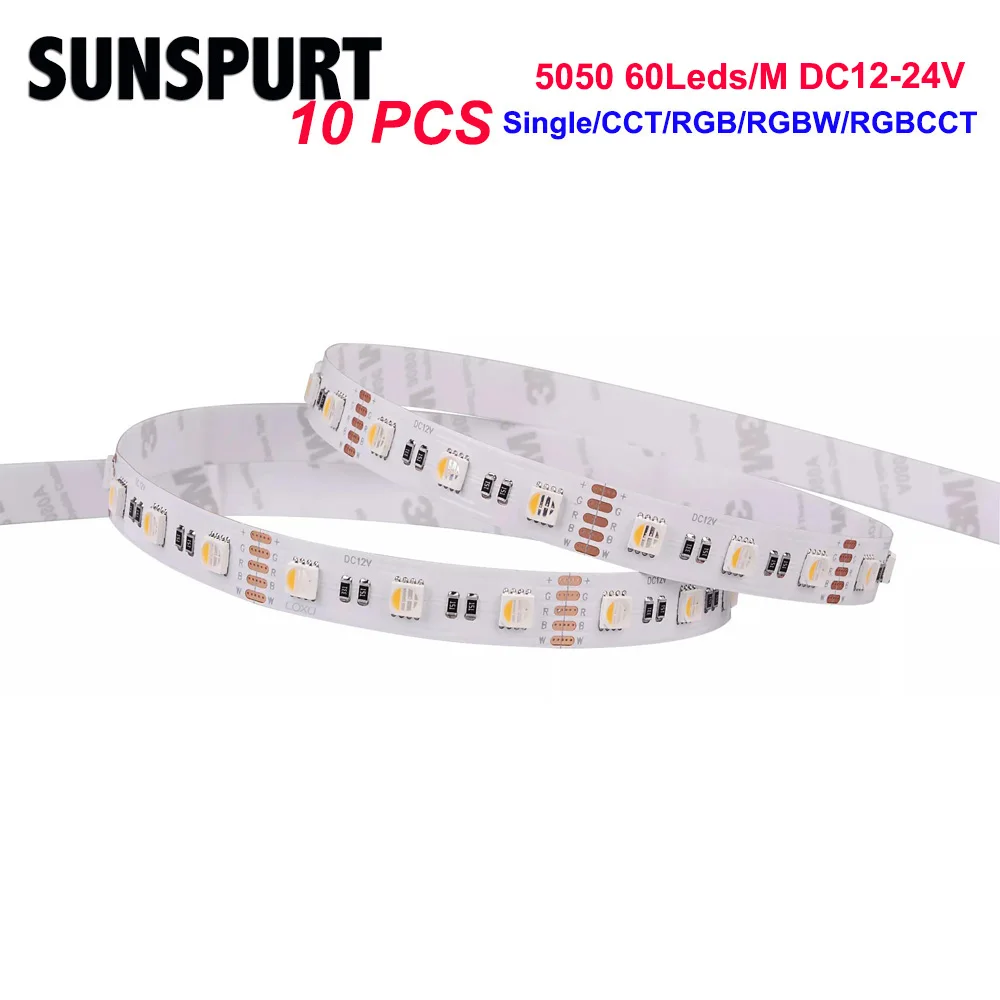 5-100M LED strip 5050 SMD 12V 24V RGB flexible light 60LED/m,5m 300LED,White,warm White ,cold white Blue,Green,Red,Yellow 4 IN 1