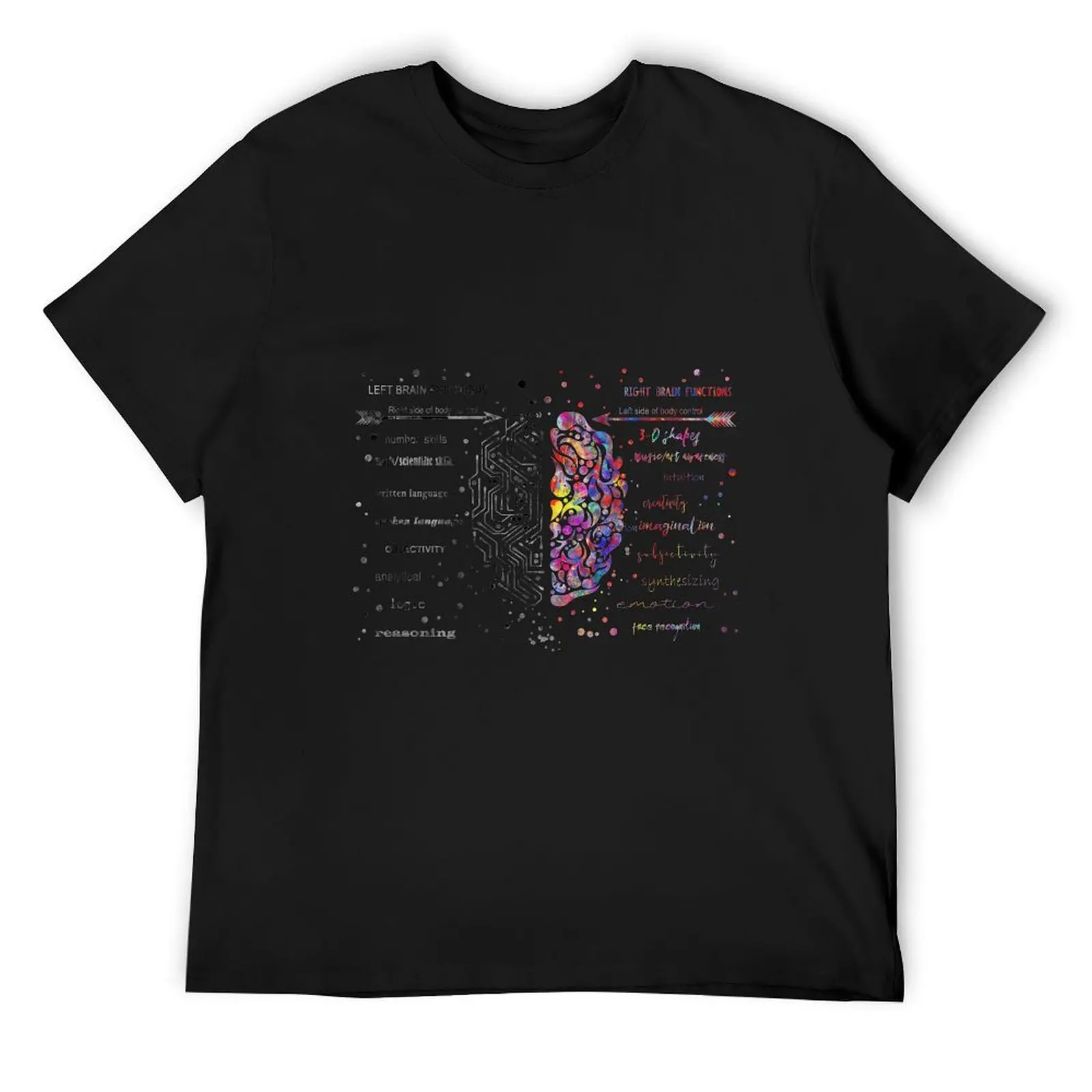 

Left and right brain function T-Shirt