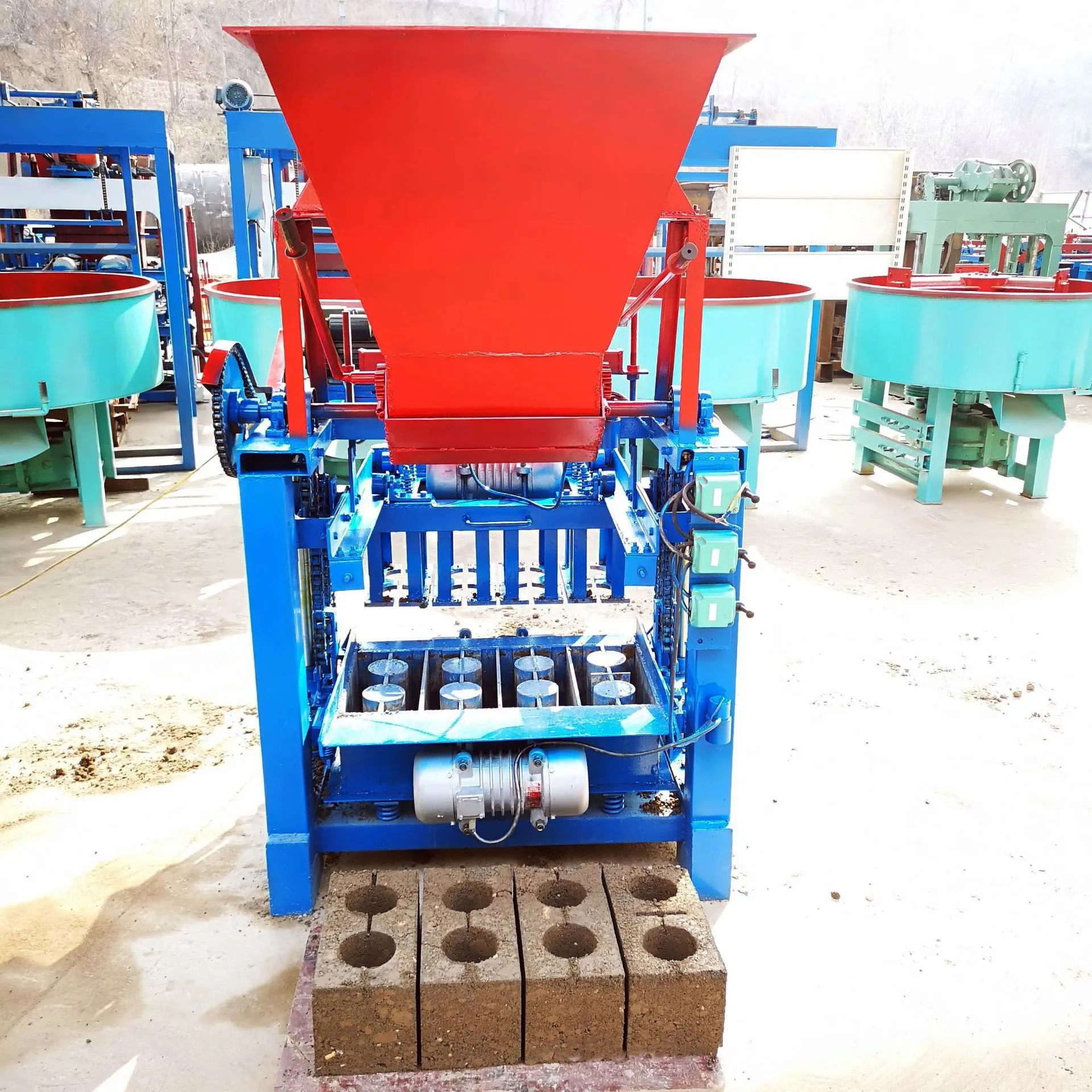 YG Low Cost Electric Concrete Fly Ash Cement Manual Hollow and Solid  Brick Making Machine for Sale Price List in Hl