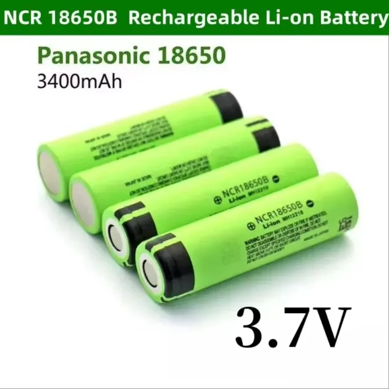 

Original Panasonic NCR-18650B 3.7V 3400mah 18650 Lithium Rechargeable Battery 20A Discharge for Flashlight Toy Car Camera