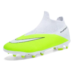 Scarpe da calcio da uomo TF/FG scarpe da campo da calcio professionali tacchetti traspiranti da allenamento calzature antiscivolo Sport resistenti all'usura nuovo