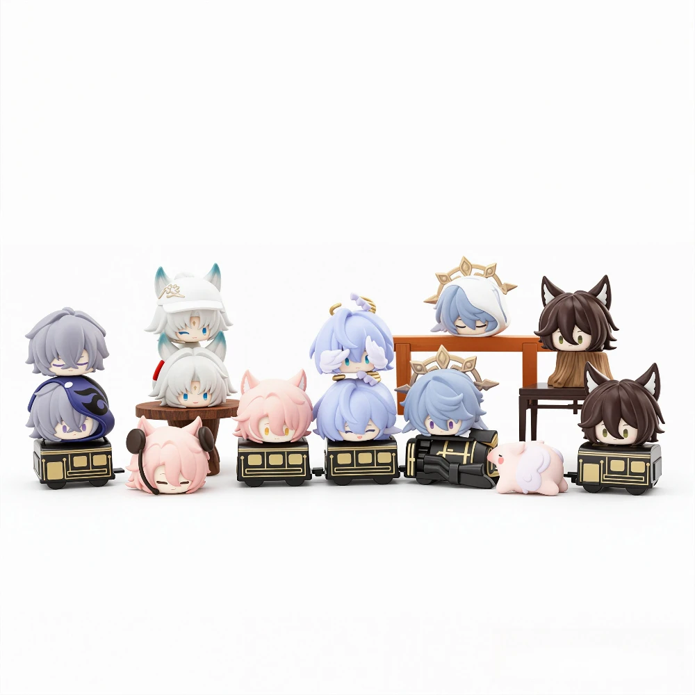 Honkai Star Rail Stackable Blind Box Figure Vol 3 Feixiao Robin Anime Collectible Toy Desktop Ornament Gift for Fan Room Decor