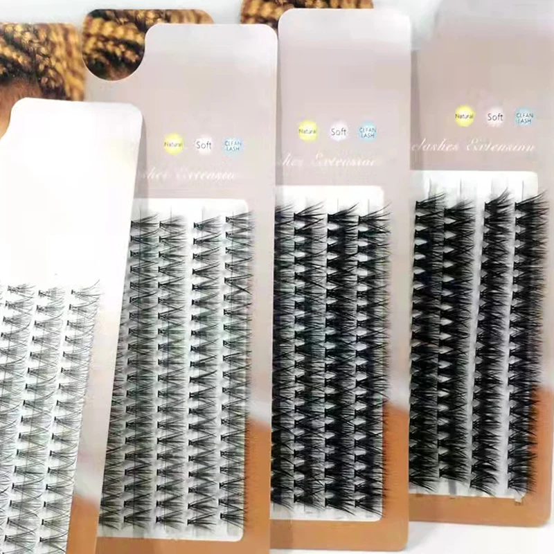 LTWEGO 100 حزم المنك رمش تمديد الطبيعية ثلاثية الأبعاد حجم الروسية فو الرموش الفردية 20D العنقودية جلدة ماكياج أهداب #6