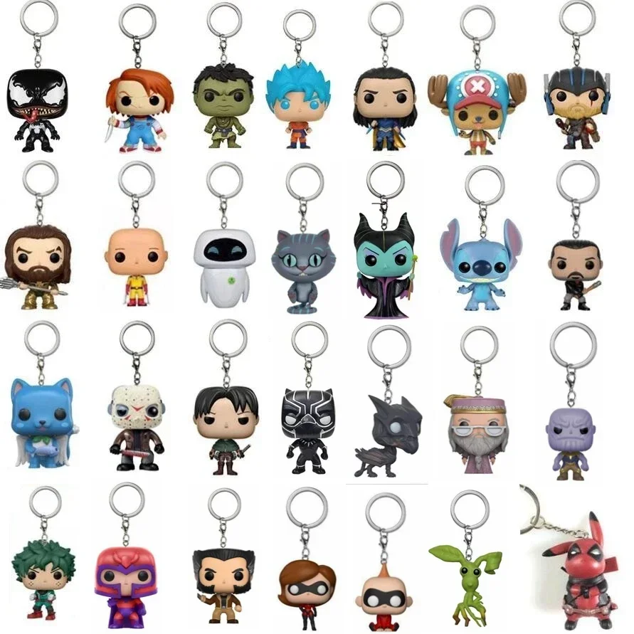 Figuras de Acción Funko: Venom, Aquaman, Iron Man, Spider-Man, Llaveros Coleccionables