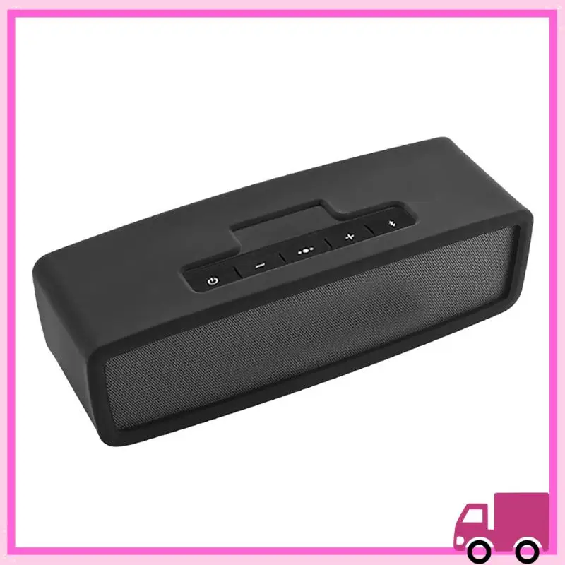 Compact Silicone Protective Case Anti Fall Protective Case For Boses Sound Link Mini 1/2 Black