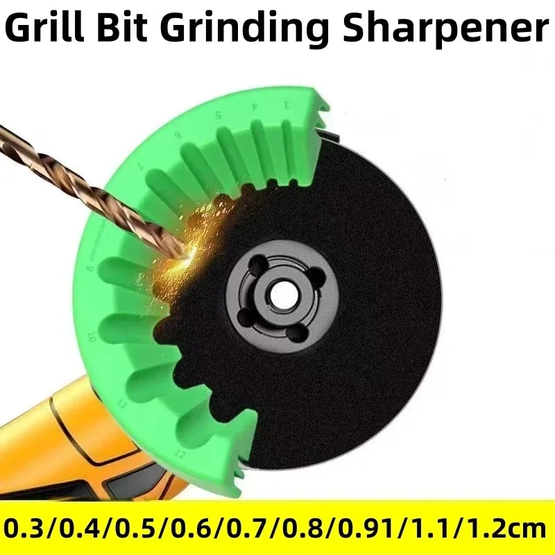 New 3-12mm 10 Model Hole Multipurpose Drill Bit Grinding Sharpener Polishing Grinding Tool Applicable 100 Angle Grinder