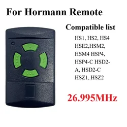 Clone Hormann garagem porta remota, HS4, HSP4, HSP4, HSP4-C, 26.995 MHz