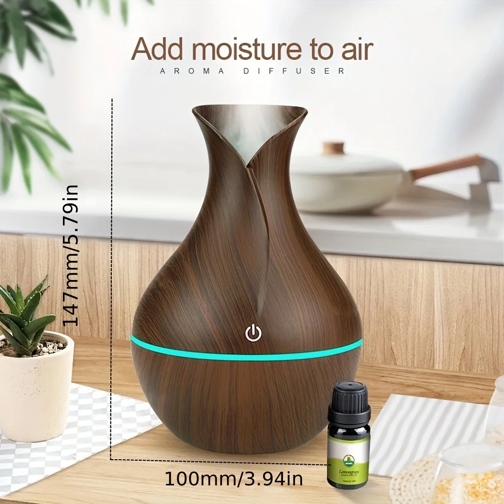 130ml USB Ultrasonic Humidifier Aroma Diffuser Air Mist Maker Air Humidifier Oil Diffuser Aroma therapy Electric Aroma Diffuser