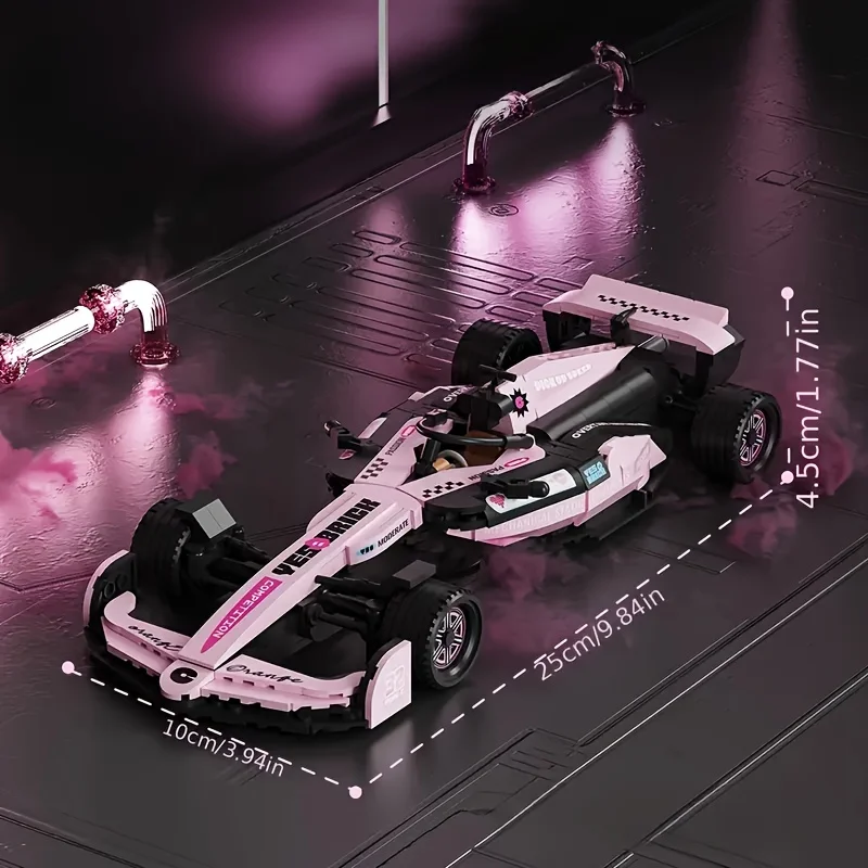 Racing Car Building Block Set, Two Display Styles, Can Be Placed on a Table or Hung on the Wall, Removable Base Plate, Racing Car Frame Building Block Set, Adult Sports Car Building Block Set, Suitable for Gifting to Family and Boyfriend, Birthday Gift, Christmas Gift, Halloween Gift, New Year Gift