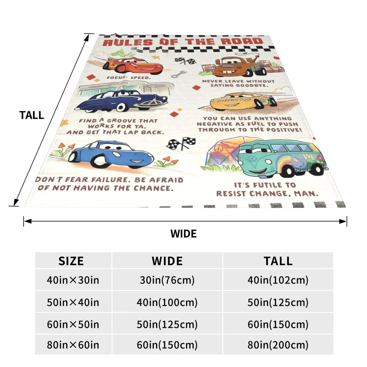 A vida é uma estrada relâmpago mcqueen cobertores de flanela carros engraçado lance cobertores para cama sofá 200x150cm tapete peça