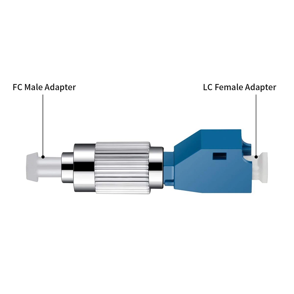 Adaptador Localizador Visual de fallos, Conector de fibra óptica, modo único 9/125Um FC macho a adaptador hembra LC, 6 piezas