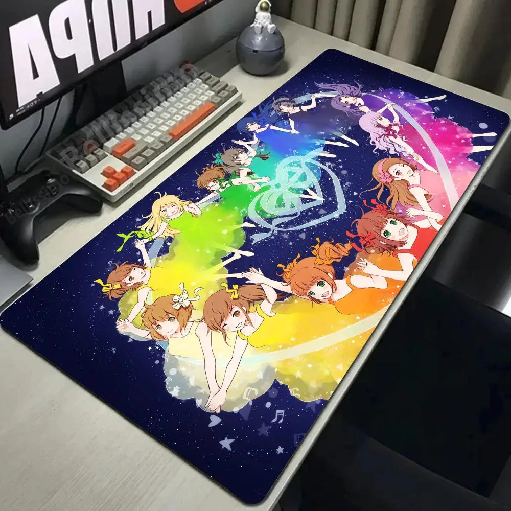 

Mouse Cute T_the_IdolmasterS Stuff games computer Pad Valorant Non-Slip Rubber Cool keyboard Accessories Edge locking Mousemat