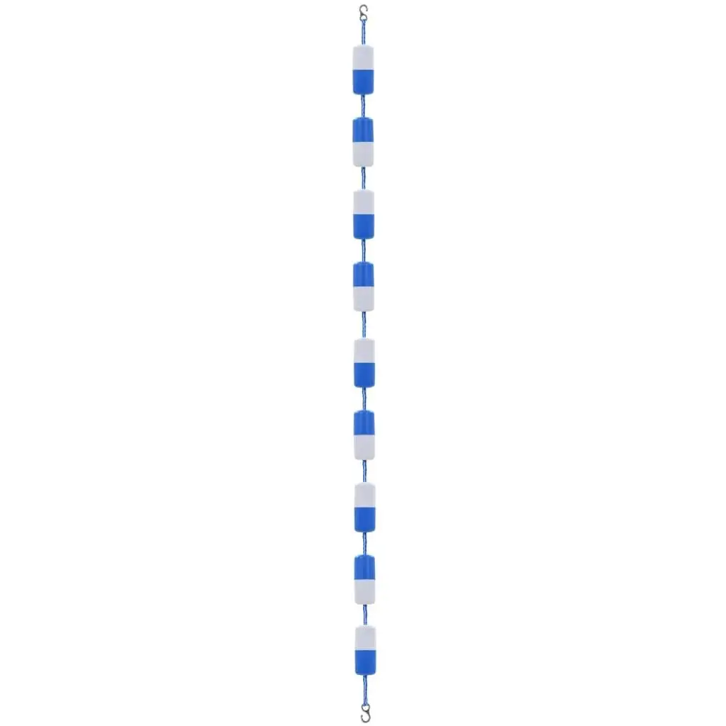 

Safety Pool Divider Rope Float Line Blue White ABS Plastic Barrier for Kids Swimming Area Access Control