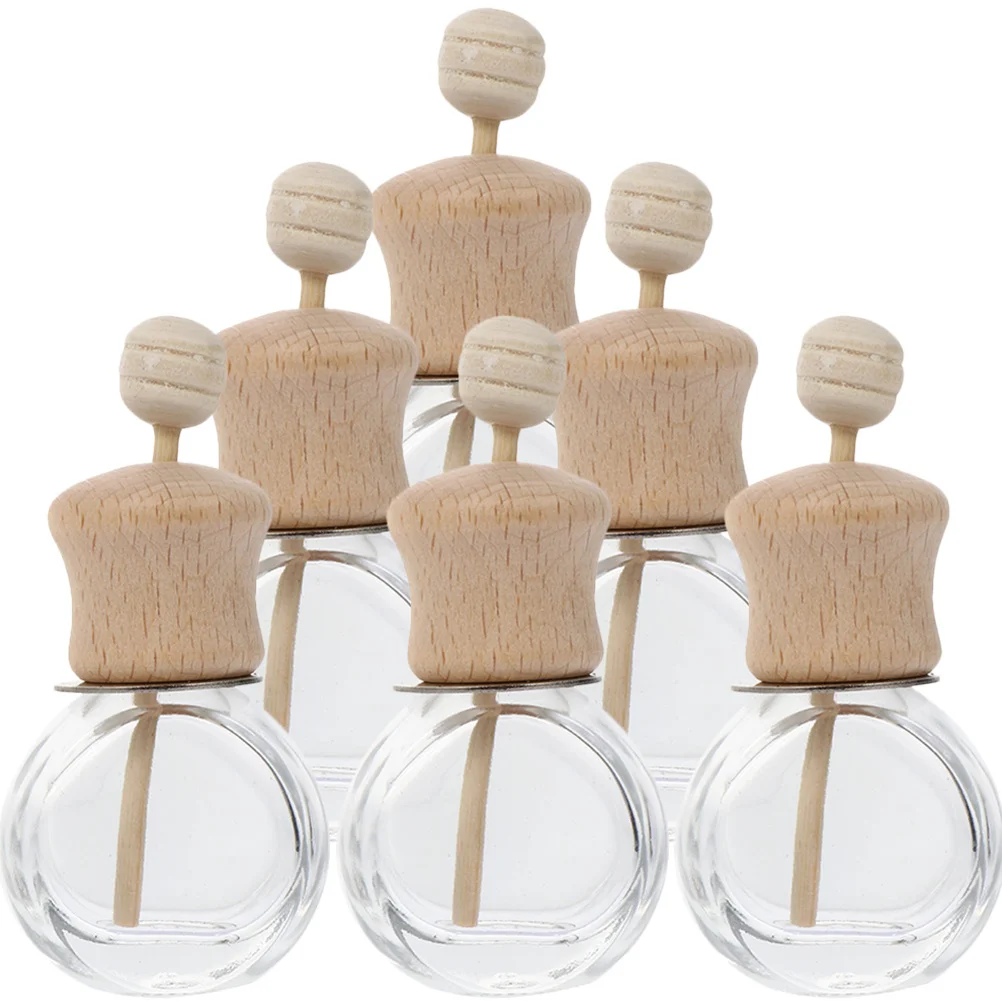 

6Pcs Scent Diffuser Reusable Clip on Car Perfume Bottle Aromatherapy Air Vent Freshener Car Accessories Compact Fragrance