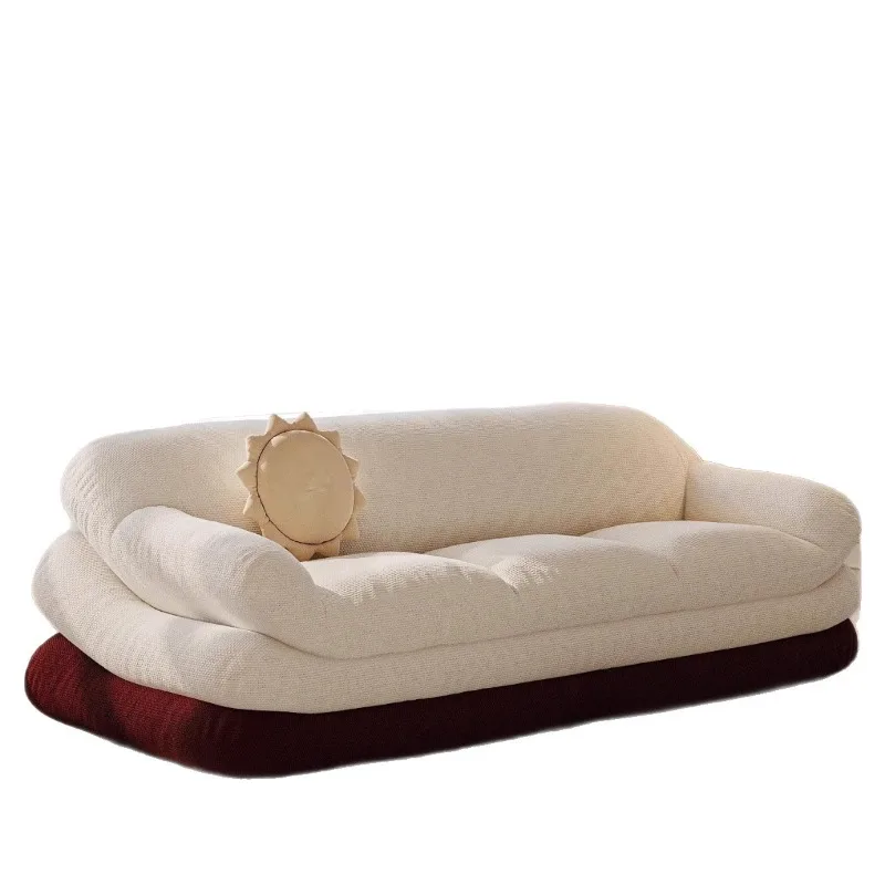 

Cloud can sleep or lie down Cream wind fabric Straight row Lazy bed