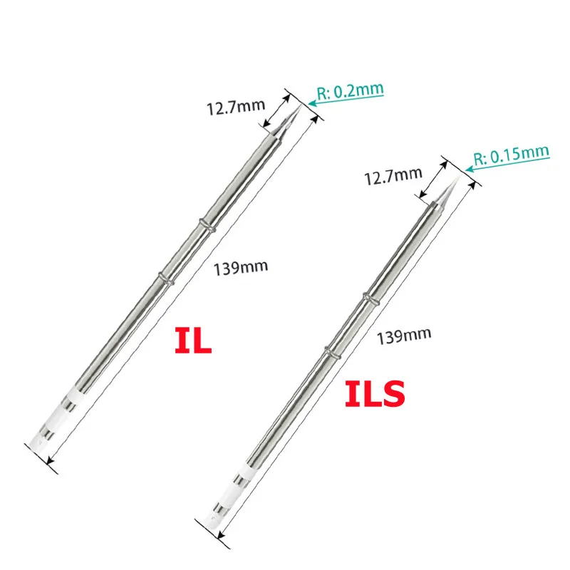 

High qualityT12-ILS T12-IL Series Soldering Iron Tips welding heads for FX9501 FX951 Handle T12 OLED&LED soldering station