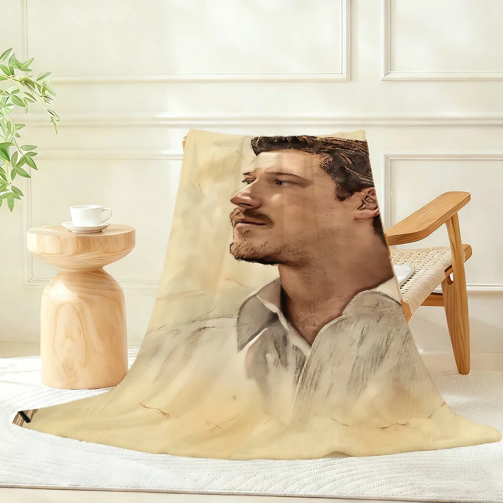 M-Morgan Singer W-Wallen Just in Case Blanket Throw Super Cosy Plush Living Room Sofa Couch Childish Birthday Gifts