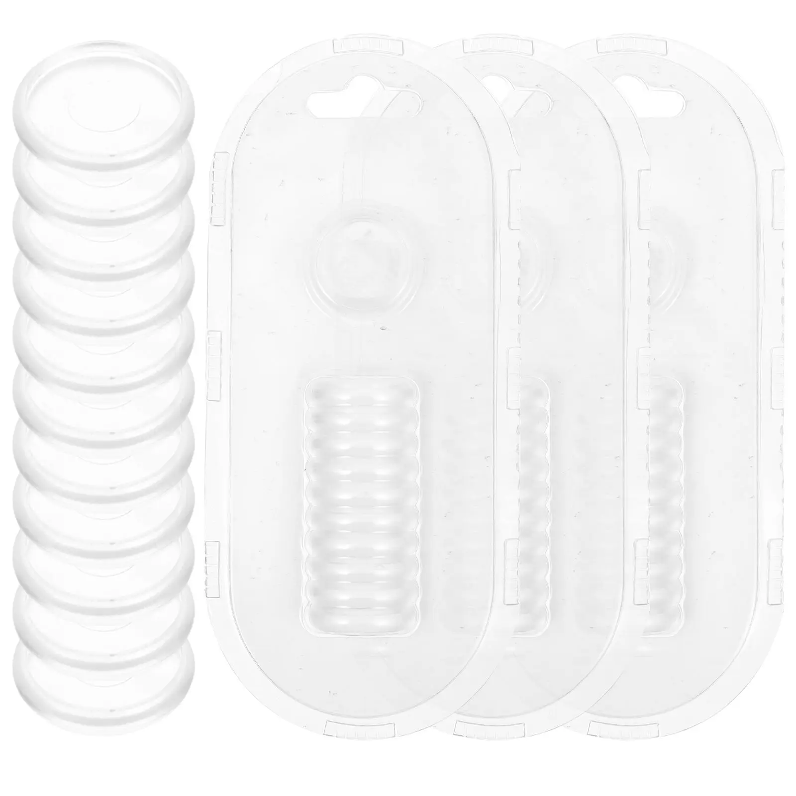 44 Pcs Notebooks Disc Binding Buckle Black Rings Mini Discs for Planner Round Binder Scrapbook