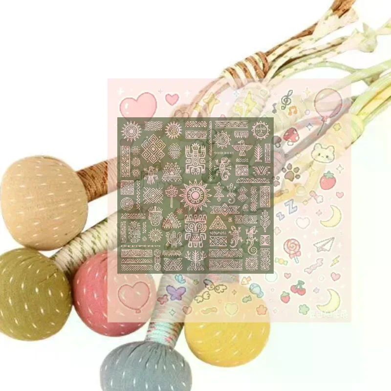 Summer Massage Hammer Keychain Aromatic Sachet Small Pendant Moxa Hammer Creative Gift For Enterprises
