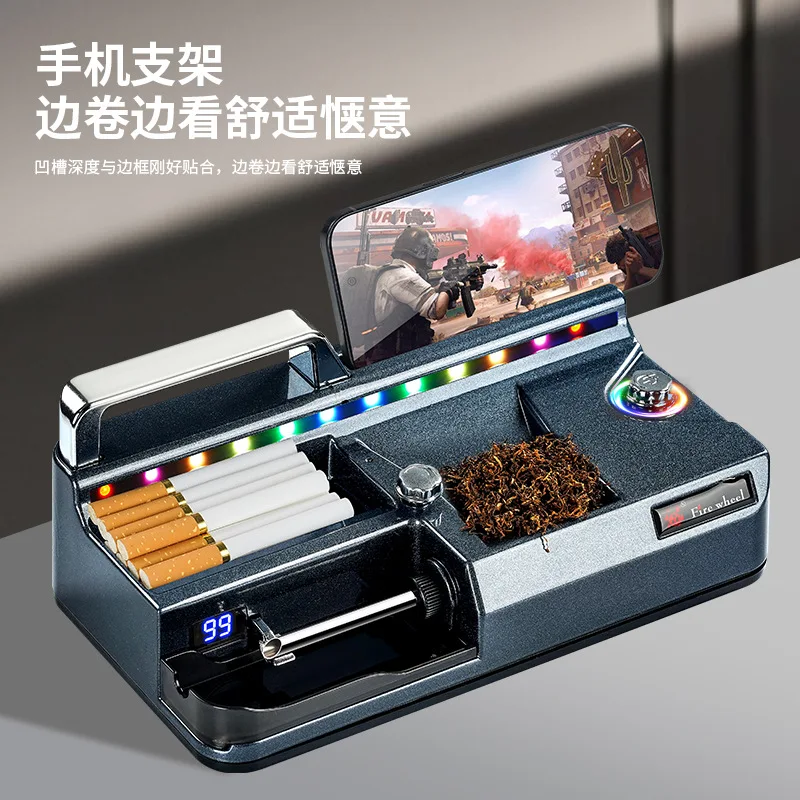

New Household Automatic Cigarette Rolling Appliance Thick, Medium and Fine Three-use Smart Voice Cigarette Accessories