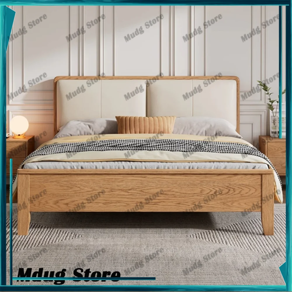 

Upholstered Luxury Bed Frames Heavy Nightstands Modern Bed Queen Sleeping Cama De Lujo Para Dormitorio Furniture Accessories