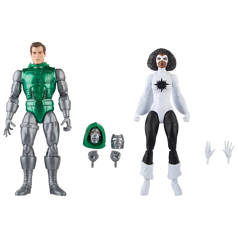 

Hasbro Marvel Legends Series Captain vs Doctor Doom Avengers 60th Anniversary Collectible 6-Inch Action Figure Model Toy Gift