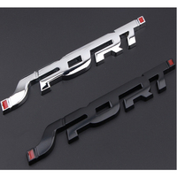 1x Fashion Sport Emblem Badge Car Trunk Fender Sticker Auto Car Decal Decor
