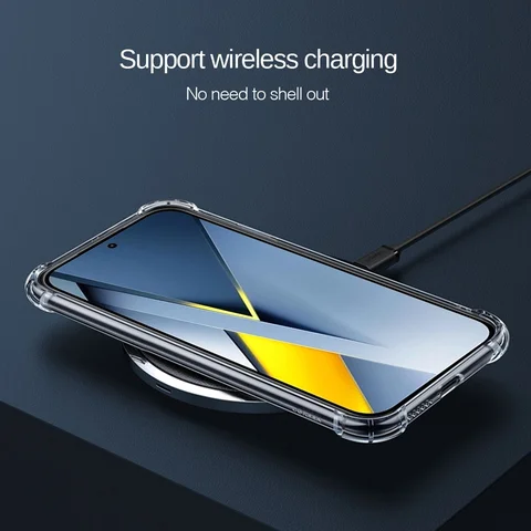 Толстая версия, прозрачный чехол из ТПУ с защитой от падения для Xiaomi F8 Ultra PocoF8, ультрапрозрачный силиконовый мягкий чехол для Poco F8 Pro 5G