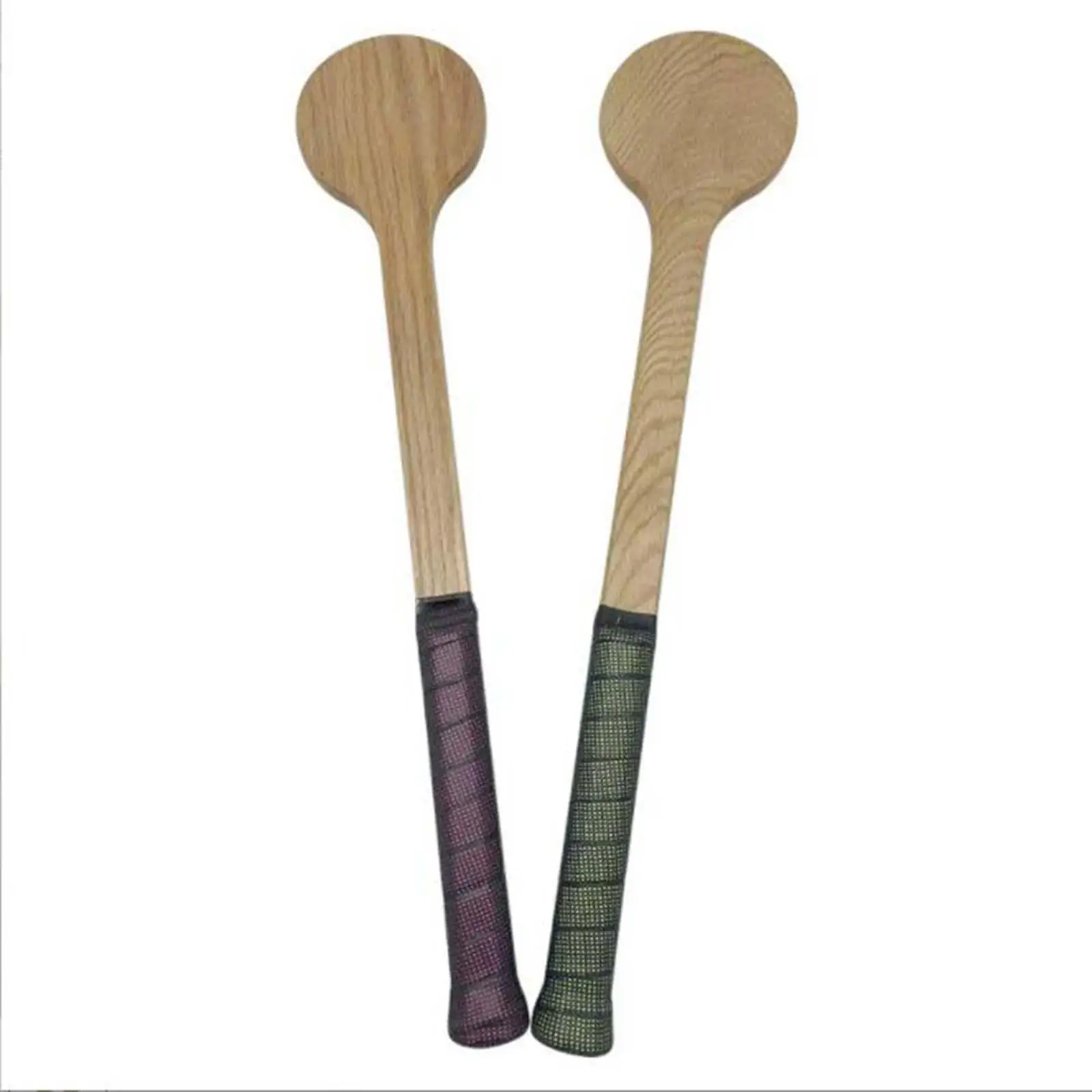 

Tennis Mid Wooden Spoon Racket Batting Accurately Hit Sweet Point Trainer for Tennis Starter Practice
